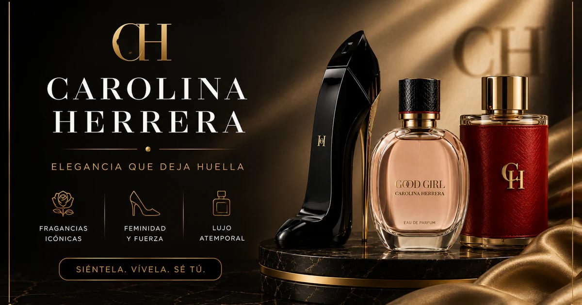 Carolina Herrera fragrance house available at Duo Essence