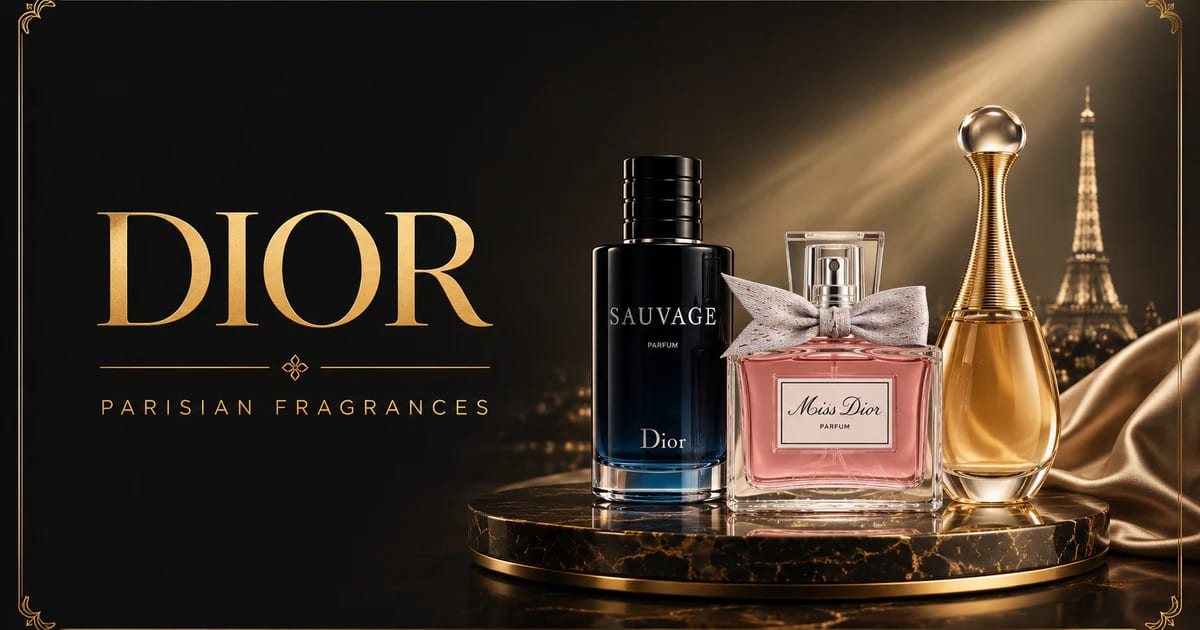Dior fragrance house available at Duo Essence