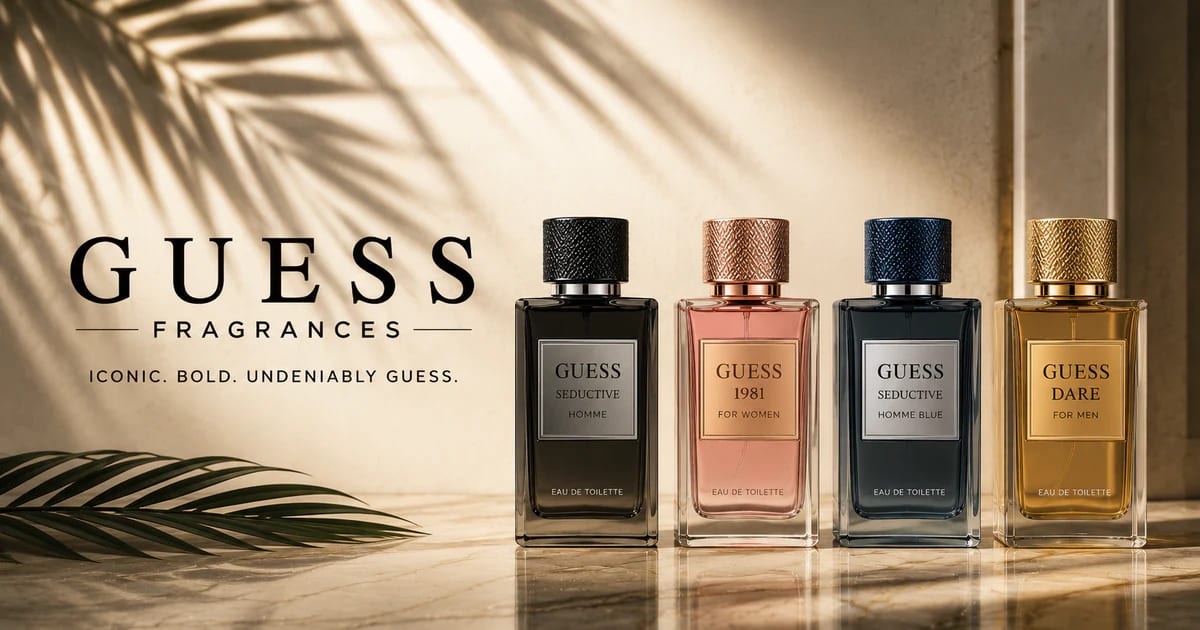 Guess fragrance house available at Duo Essence
