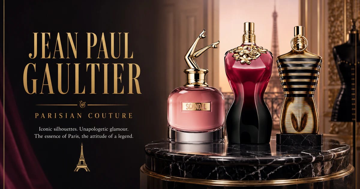 Jean Paul Gaultier fragrance house available at Duo Essence