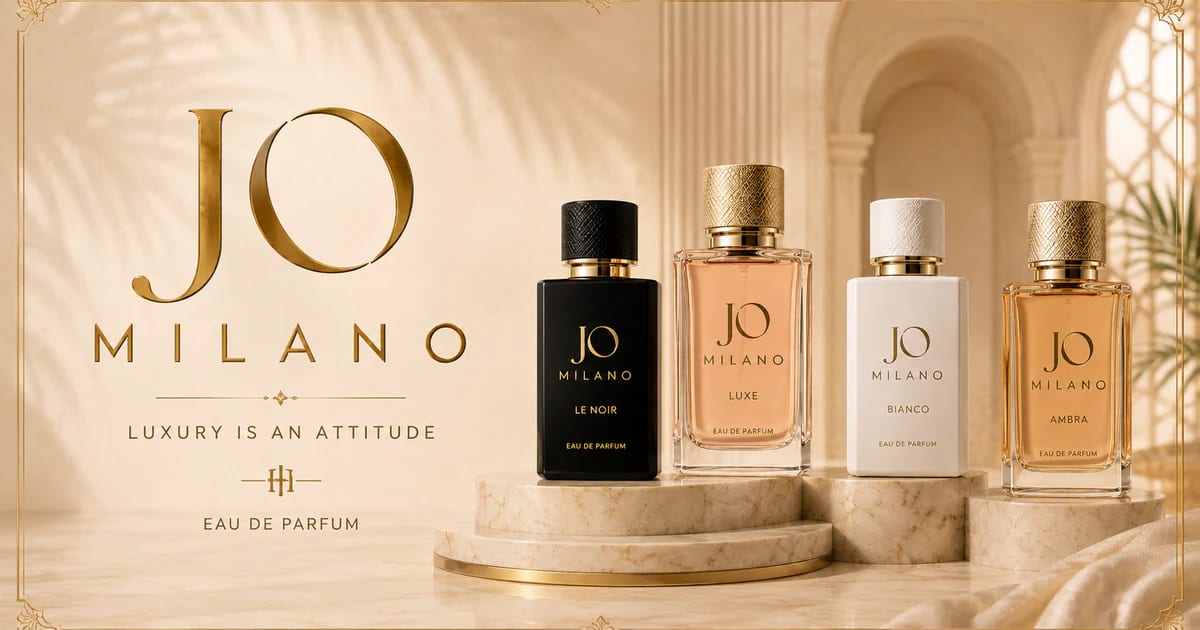 Jo Milano fragrance house available at Duo Essence