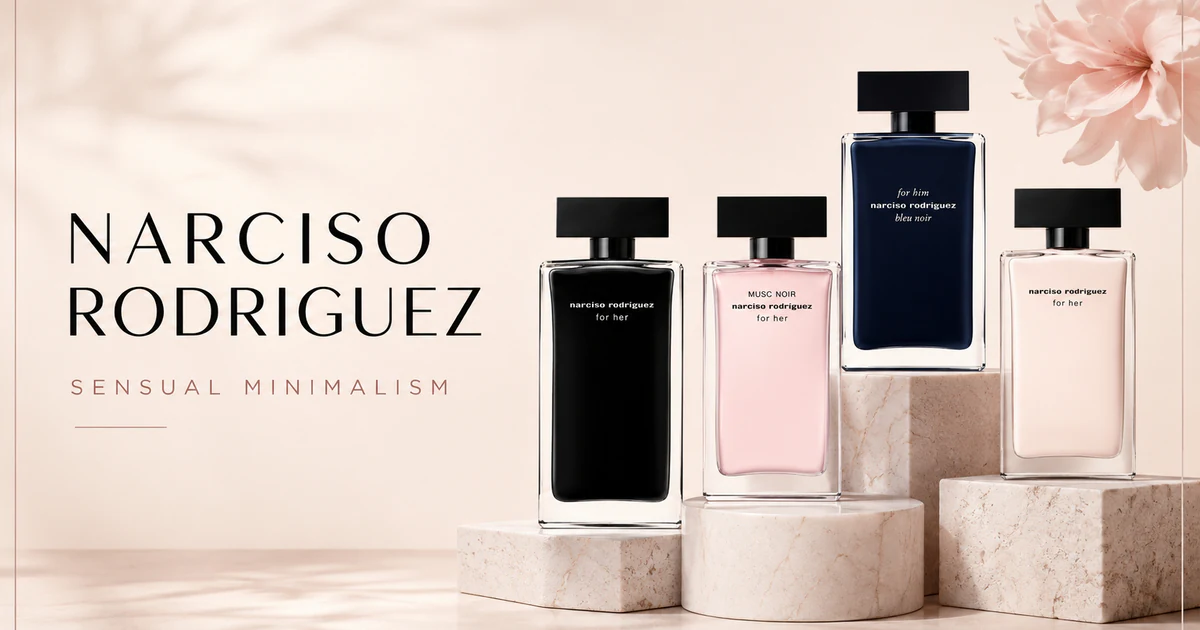 Narciso Rodriguez fragrance house available at Duo Essence