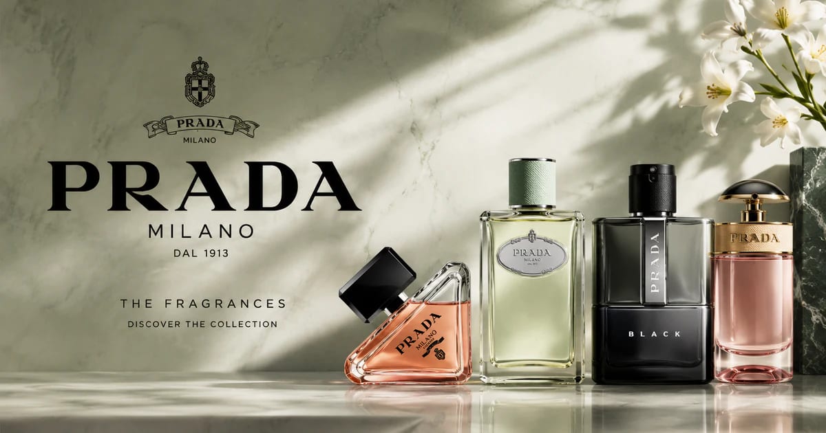 Prada fragrance house available at Duo Essence