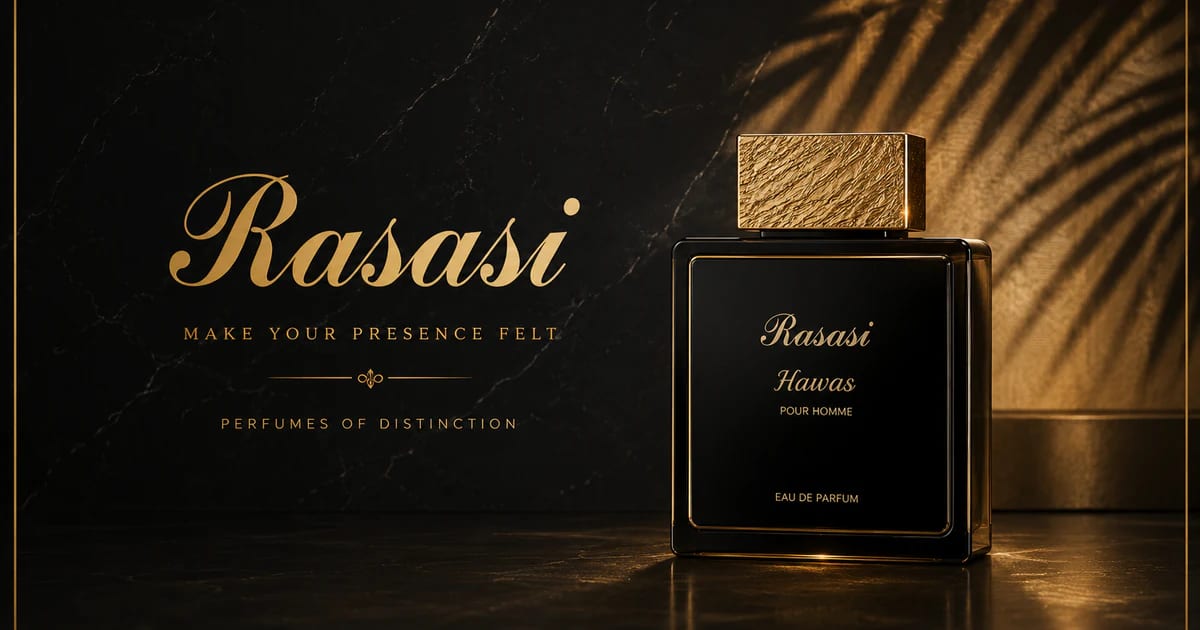 Rasasi fragrance house available at Duo Essence