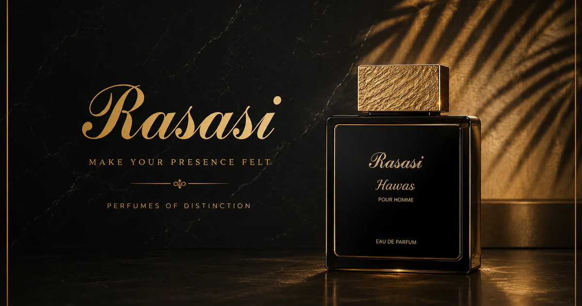 Rasasi fragrance house available at Duo Essence