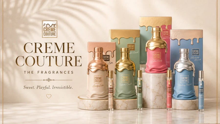 Creme Couture fragrance house available at Duo Essence