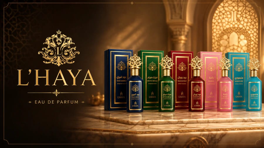 L'Haya fragrance house available at Duo Essence
