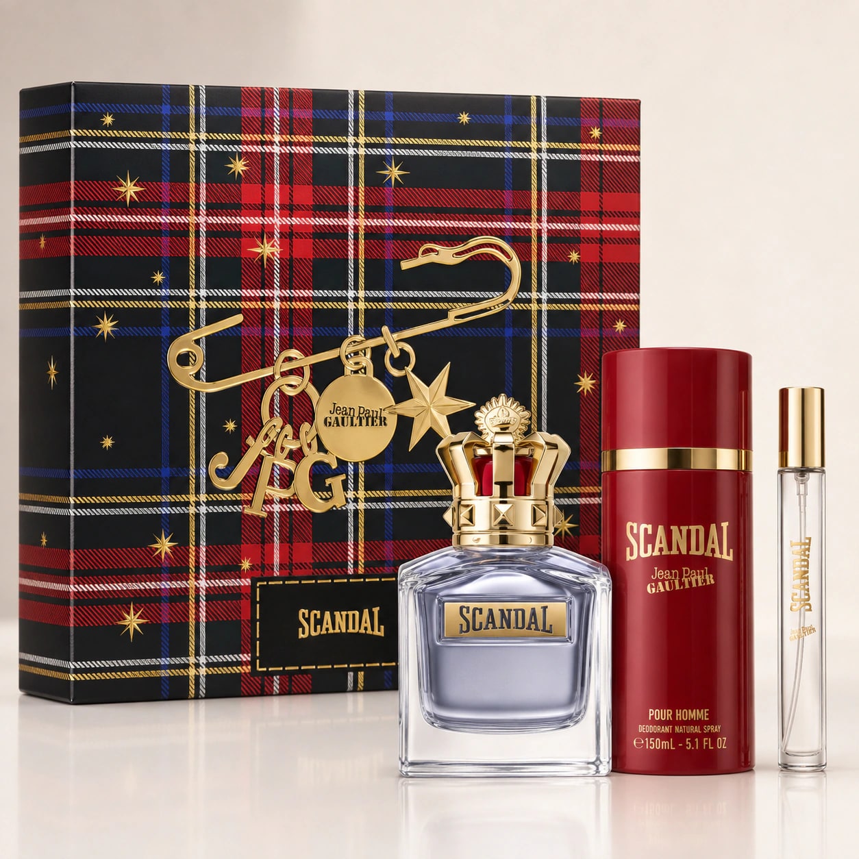 Jean Paul Gaultier Scandal Pour Homme Eau de Toilette 3-Piece Gift Set by Jean Paul Gaultier